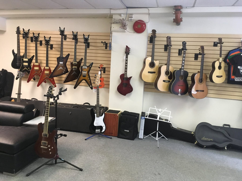 guitars in store